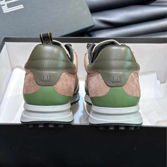 Green Dunhill Mens Mesh Breathable Sneakers - Picture 8 of 10